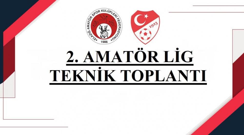 2amator lig teknik toplantisi